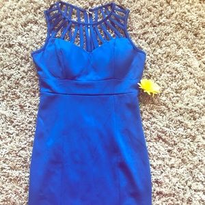A'gaci blue cocktail dress size Medium.